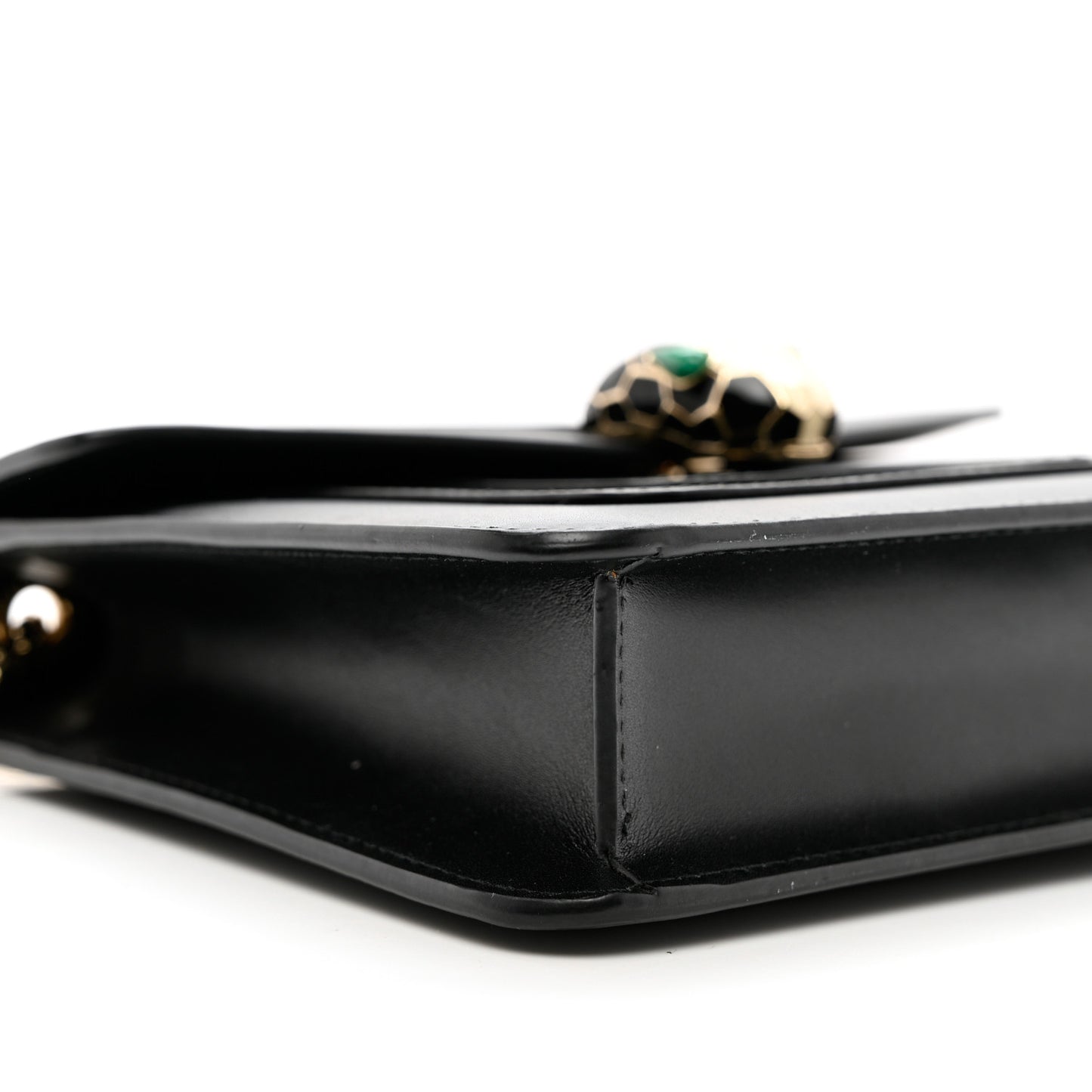 Calfskin Serpenti Forever Crossbody Bag Black
