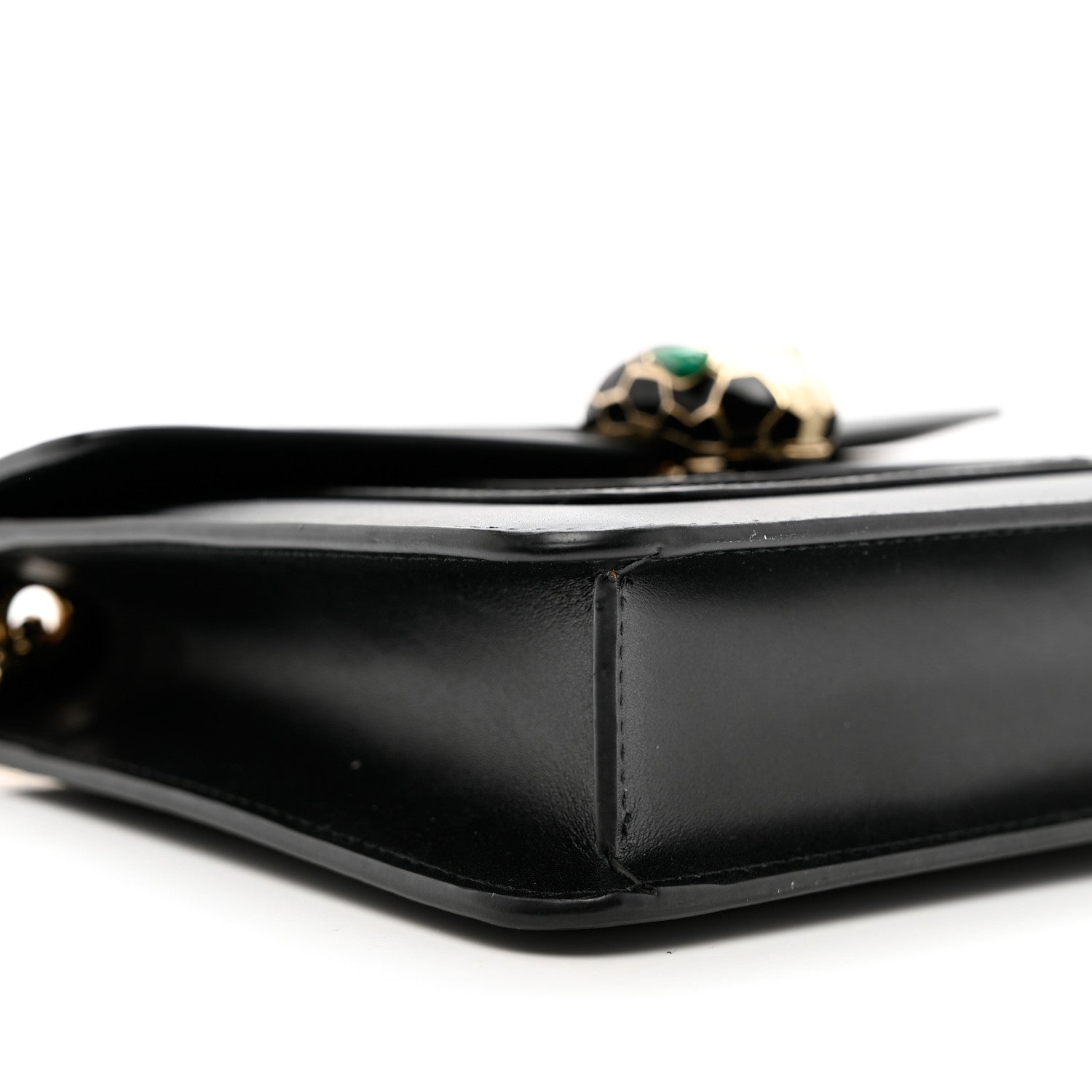 Bulgari Calfskin Serpenti Forever Crossbody Bag Black 8 of 9
