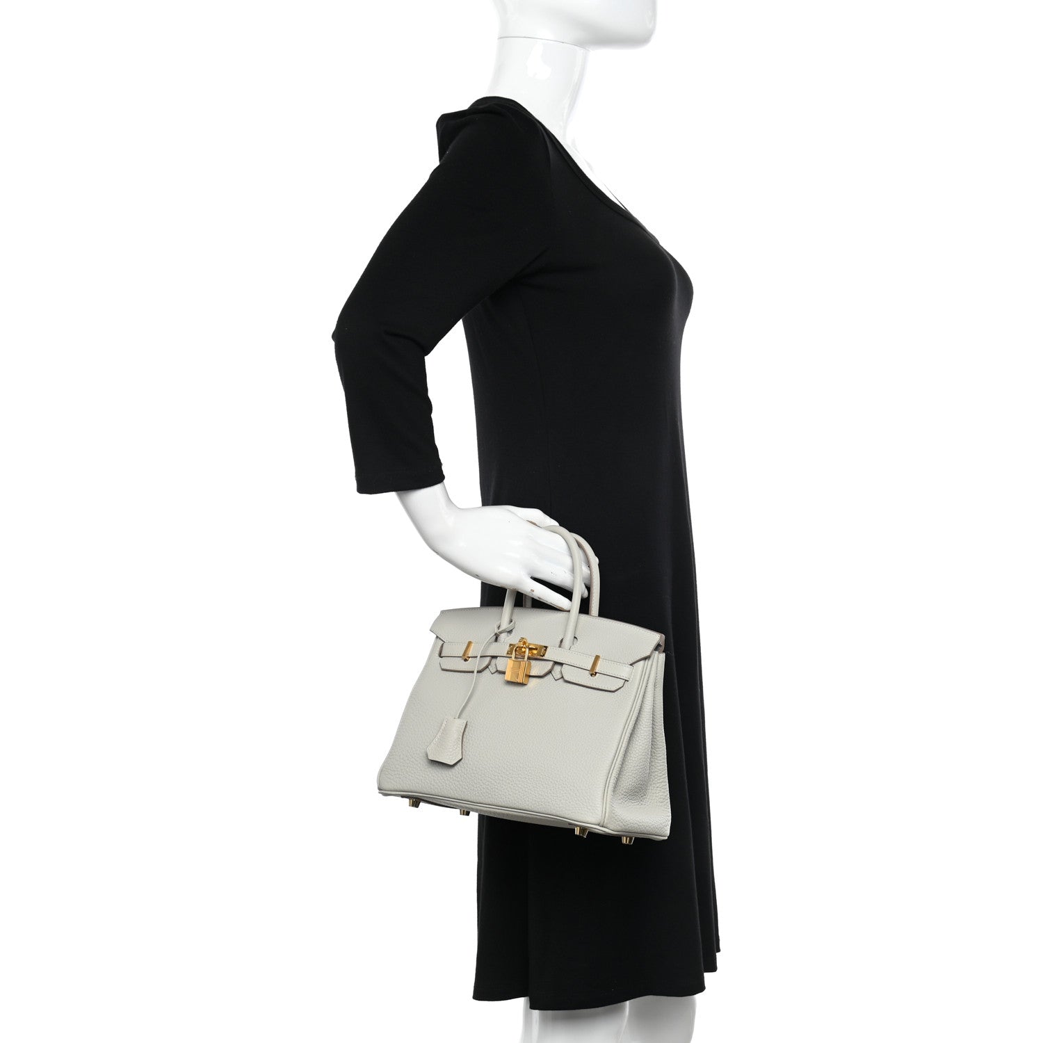 Hermes Togo Birkin 25 Gris Perle 2 of 11