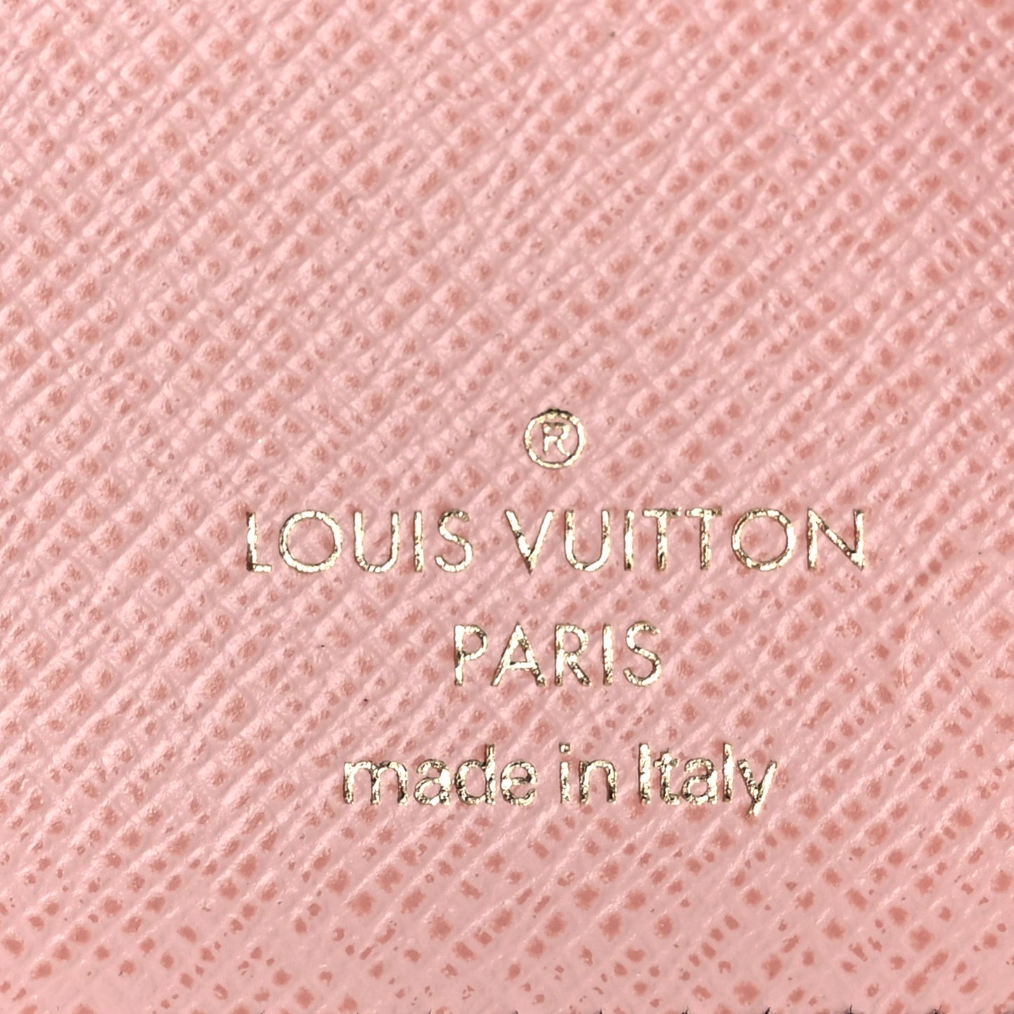 Damier Ebene Victorine Wallet Rose Ballerine