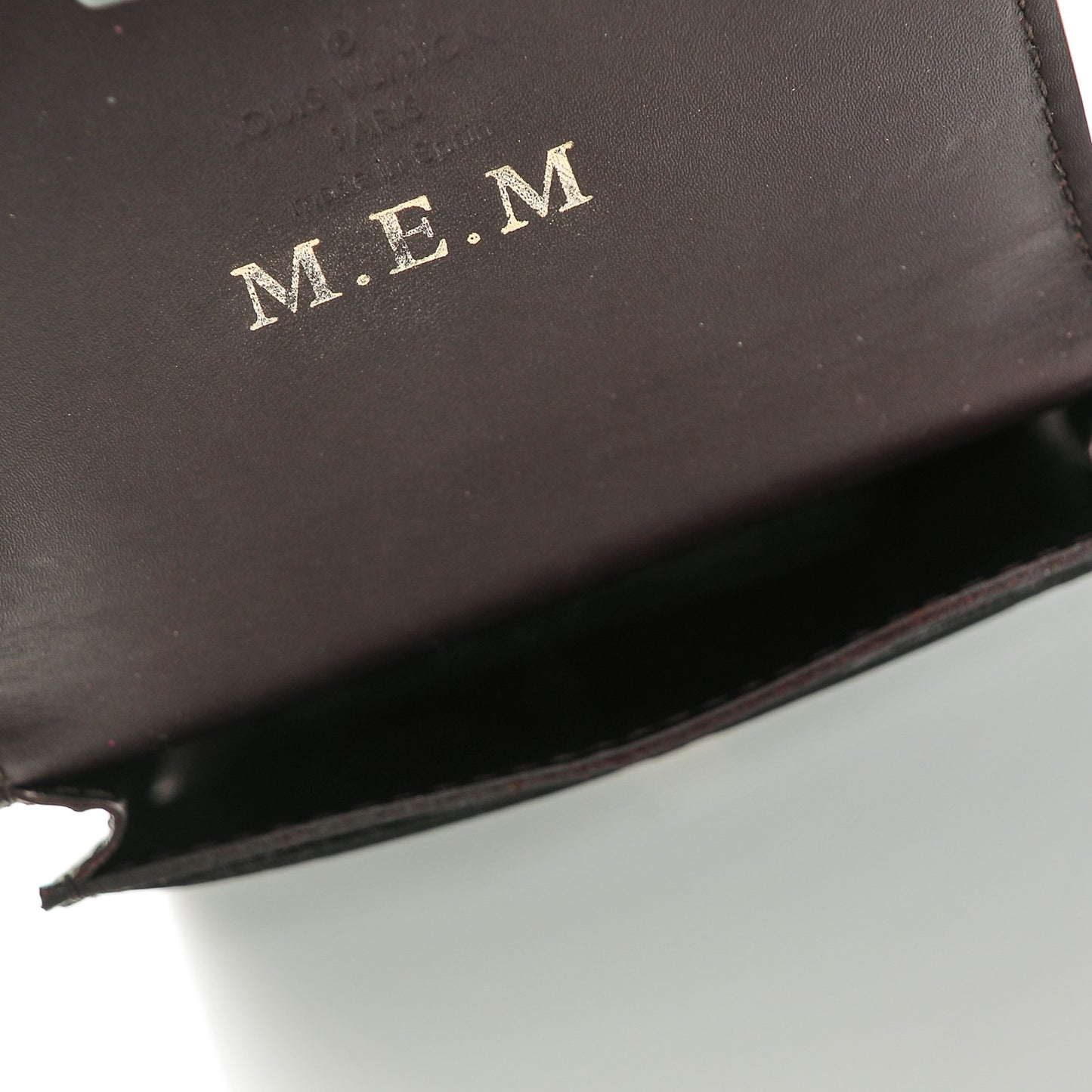 Vernis Business Card Holder Amarante