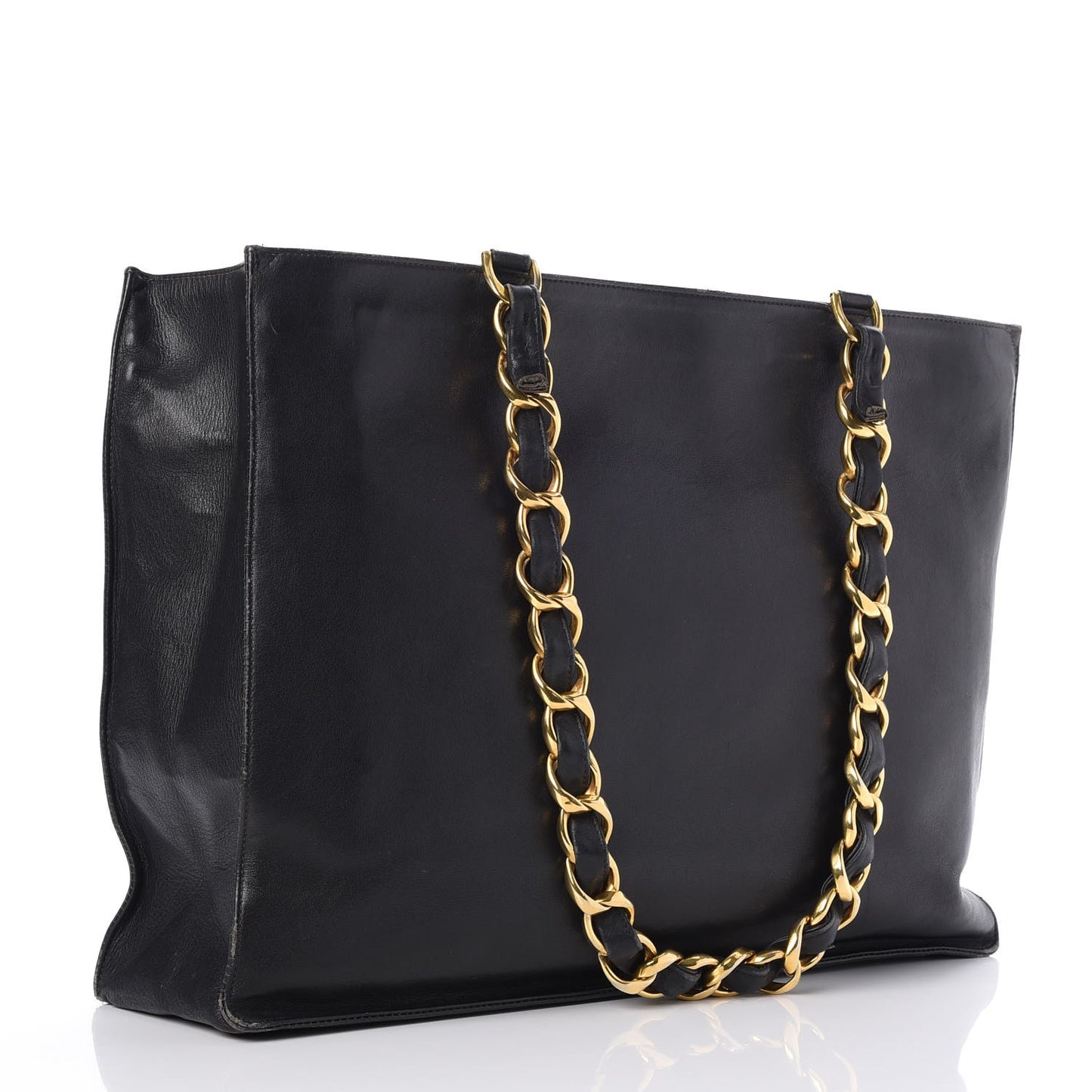 Lambskin Jumbo CC Shoulder Bag Black
