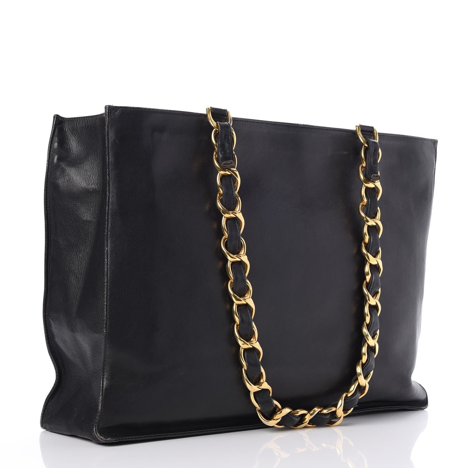Chanel Lambskin Jumbo CC Shoulder Bag Black 3 of 14