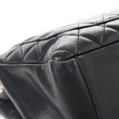 Chanel Caviar Quilted Grand Shopping Tote GST Black 12 of 13