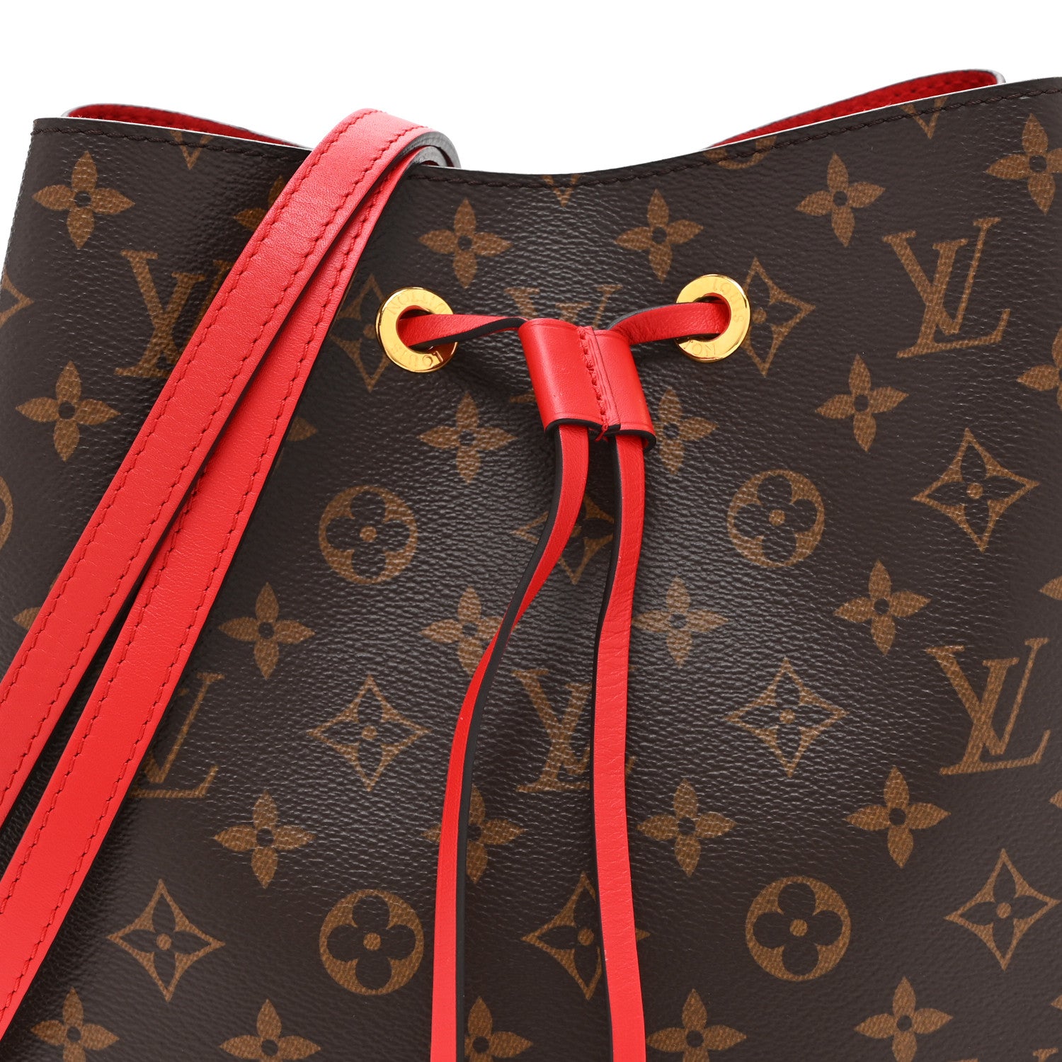 Louis Vuitton Monogram Neonoe MM Coquelicot 9 of 11