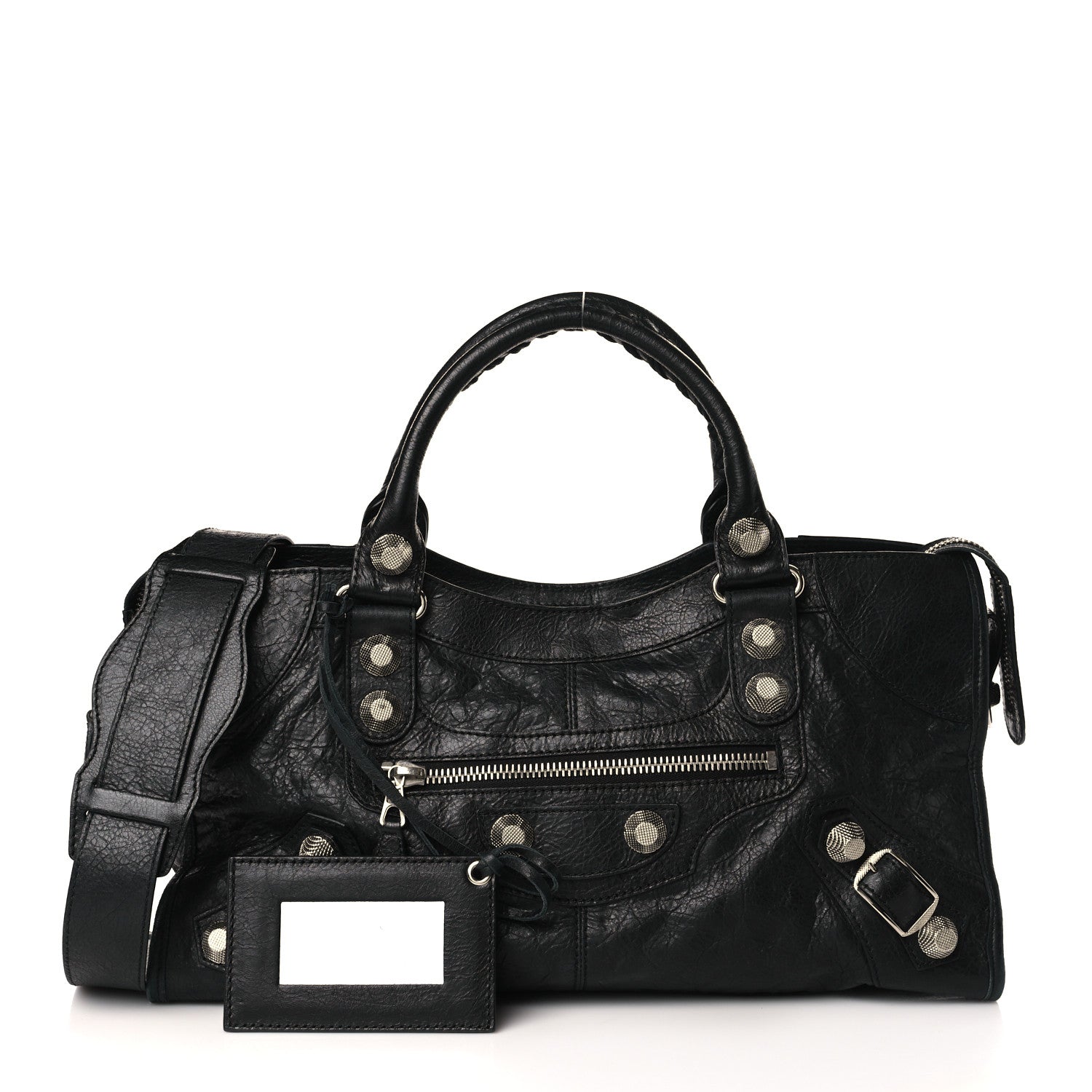 Balenciaga Agneau Giant 21 Silver Hardware Part Time Black 1 of 9