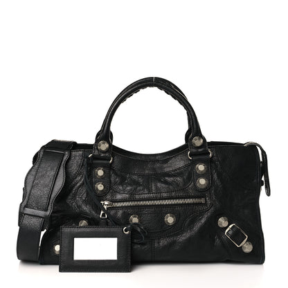 Balenciaga Agneau Giant 21 Silver Hardware Part Time Black 1 of 9