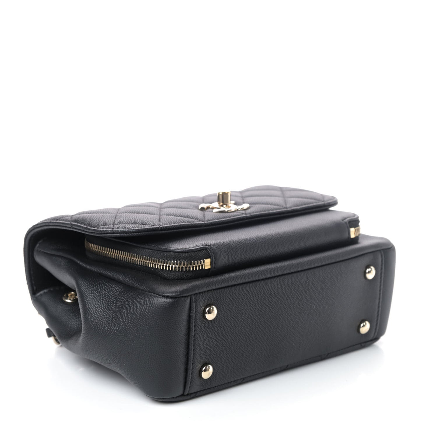 Caviar Quilted Medium Business Affinity Flap Black