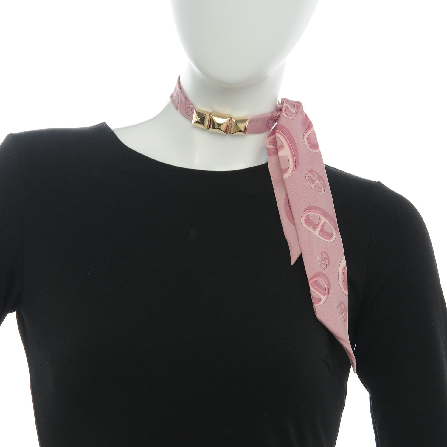 Hermes Permabrass Medor Chaine d'Ancre Twilly Scarf Ring Set 2 of 5