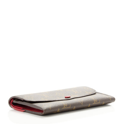 Louis Vuitton Monogram Emilie Wallet Rouge 4 of 8