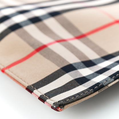 Burberry Vintage Check Zip Pouch Black 9 of 10