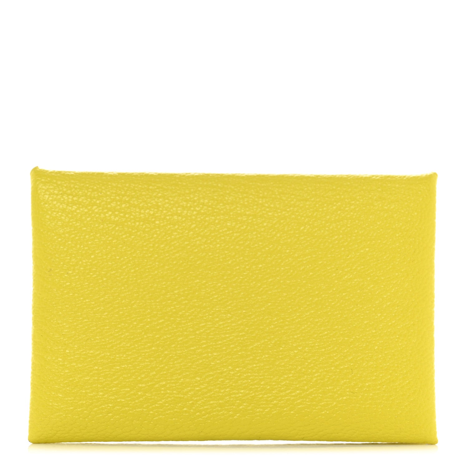 Hermes Chevre Mysore Calvi Card Case Lime 1 of 8