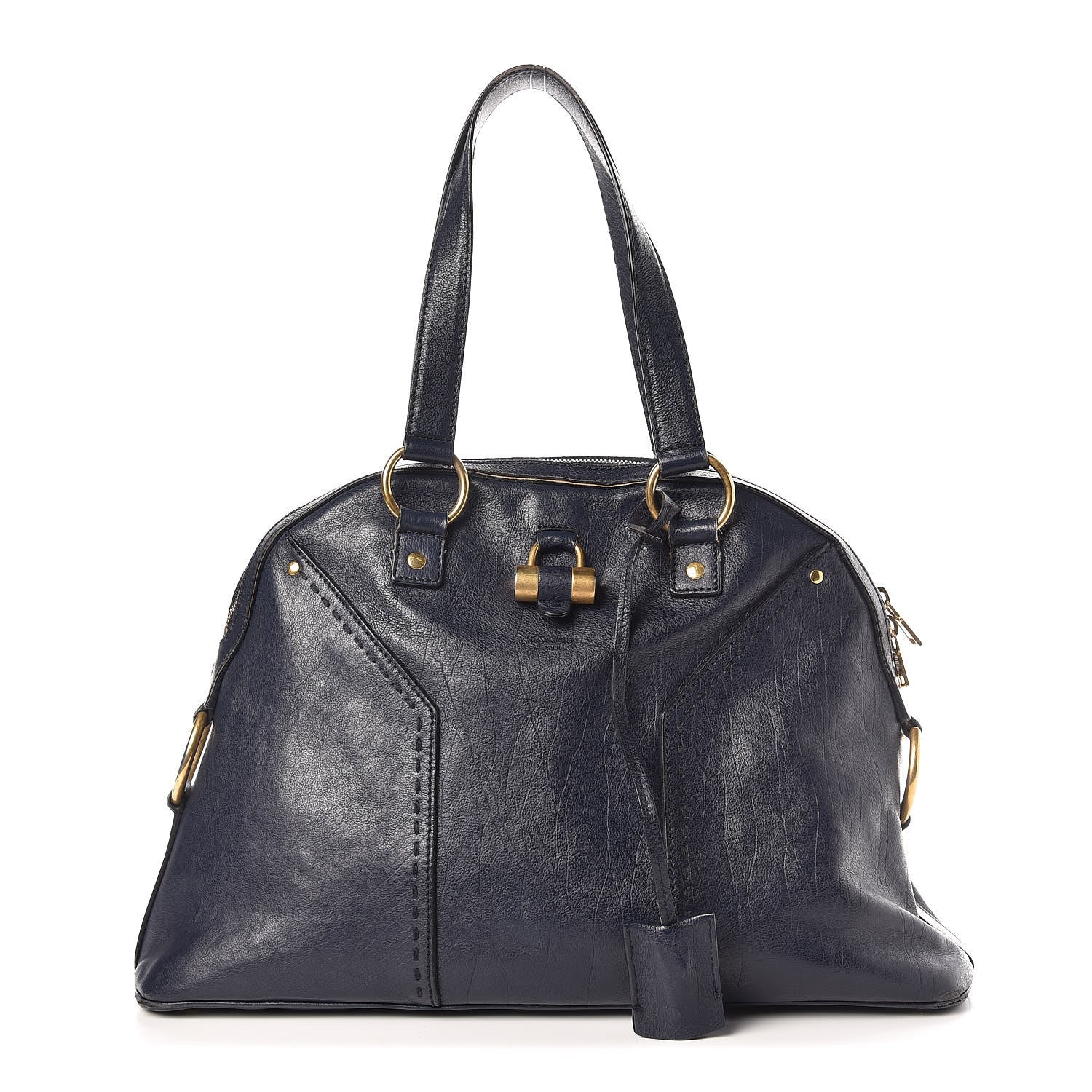 Saint Laurent Calfskin Large Muse Navy Blue 1 of 16
