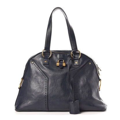 Saint Laurent Calfskin Large Muse Navy Blue 1 of 16
