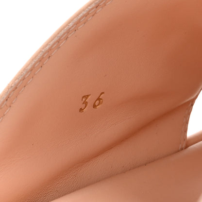 Fendi Vitello Womens Fendigraphy Slide Sandals 36 Light Rose 9 of 11