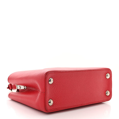 Louis Vuitton Taurillon Capucines BB Rubis 4 of 10