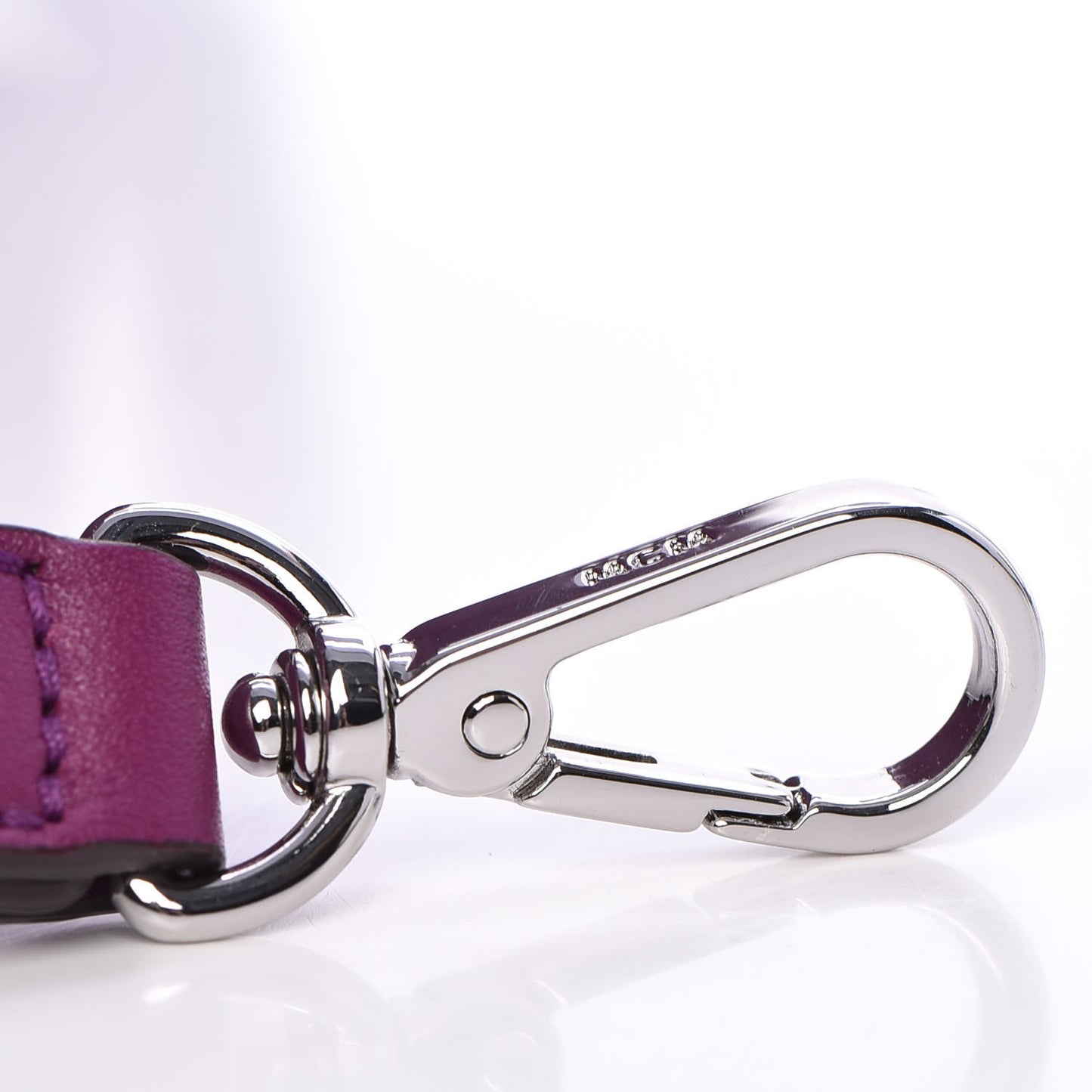Grained Calfskin Medium Milla Hobo Purple