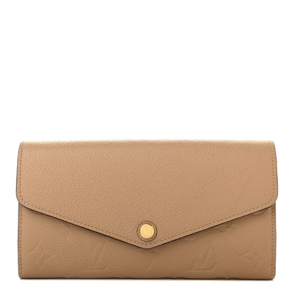 Louis Vuitton Empreinte Sarah Wallet NM Papyrus 1 of 9