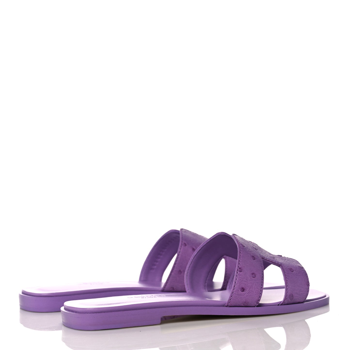 Ostrich Oran Sandals 36 Violet