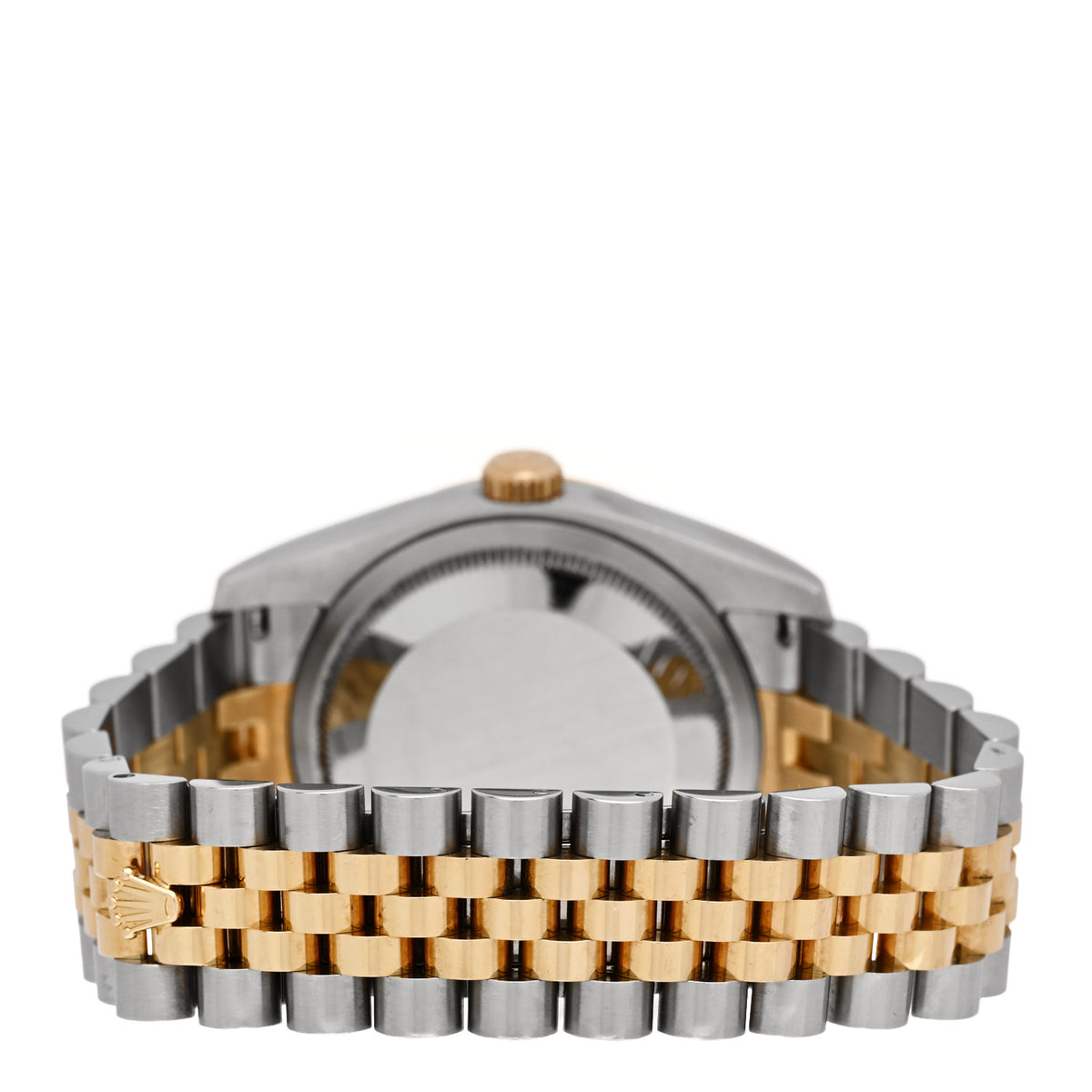 Stainless Steel 18K Yellow Gold Diamond Mother of Pearl 36mm Oyster Perpetual Datejust Watch 116243
