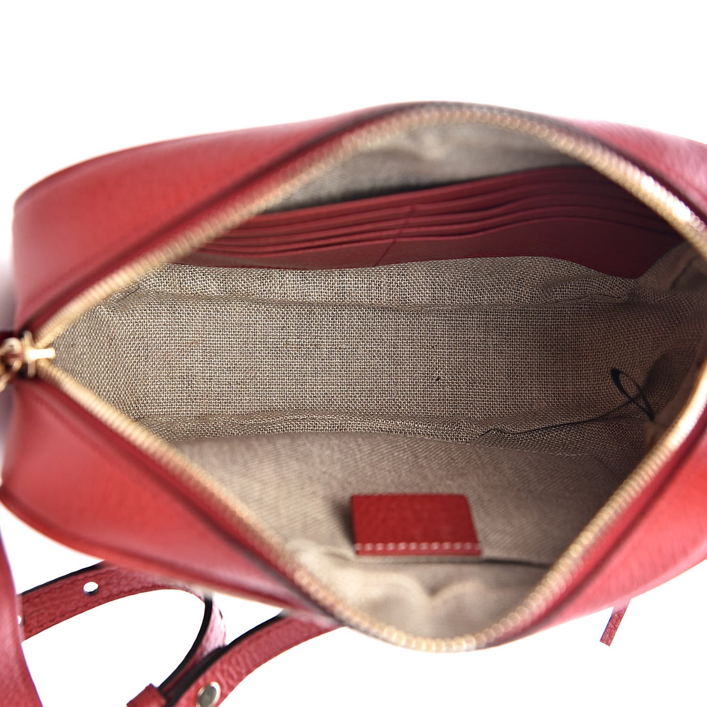 Monogram Mini Bree Messenger Bag Red