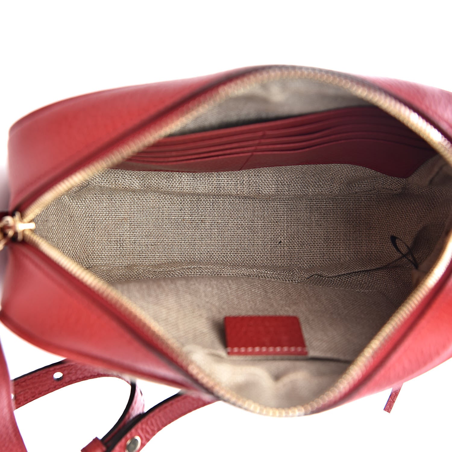Gucci Monogram Mini Bree Messenger Bag Red 5 of 11
