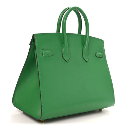 Hermes Chevre Chamkila Birkin Sellier 25 Bambou 3 of 11