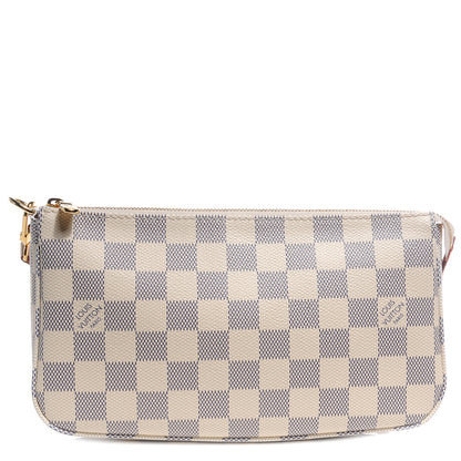 Louis Vuitton Damier Azur Pochette Accessories NM 1 of 8