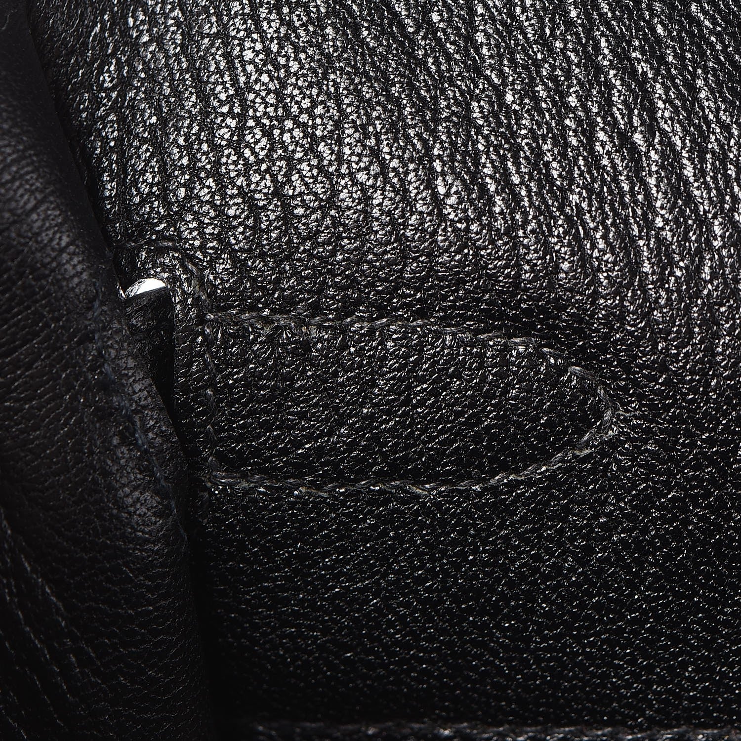 Hermes Chevre de Coromandel Kelly Sellier 35 Black 9 of 31