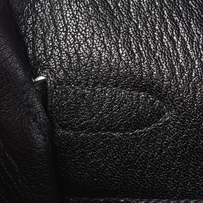 Hermes Chevre de Coromandel Kelly Sellier 35 Black 9 of 31