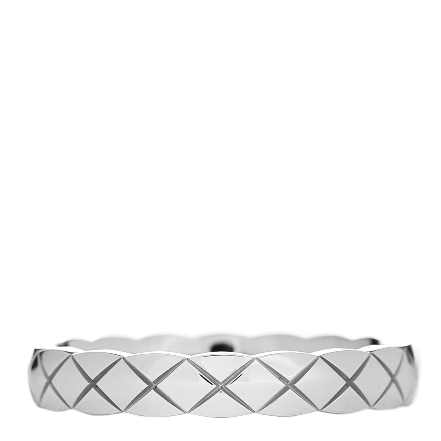 18K White Gold Mini Coco Crush Ring 52 6