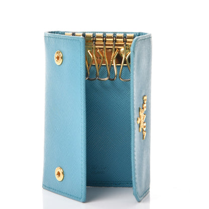 Prada Saffiano Metal 6 Key Holder Voyage 5 of 11