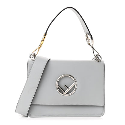 Fendi Vitello Century Opaco F is Fendi Kan I Shoulder Bag Grigio Perla 1 of 10
