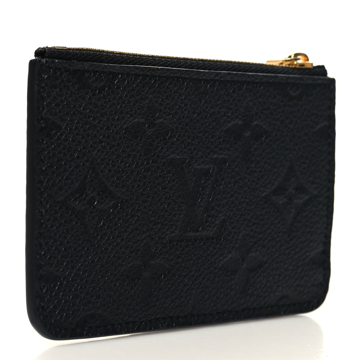 Louis Vuitton Empreinte Monogram Zipped Romy Card Holder Black 3 of 8