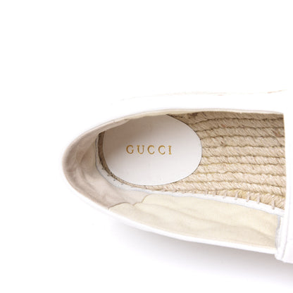 Gucci Nappa Matelasse GG Marmont Platform Espadrilles 39 Great White 7 of 9