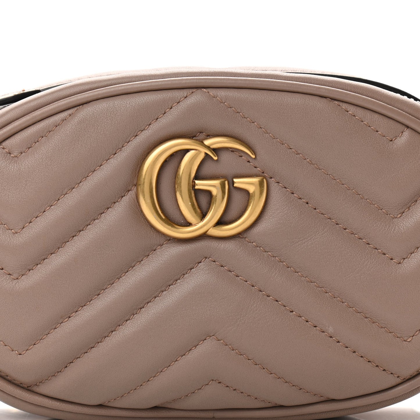 Calfskin Matelasse GG Marmont Belt Bag 75 30 Porcelain Rose