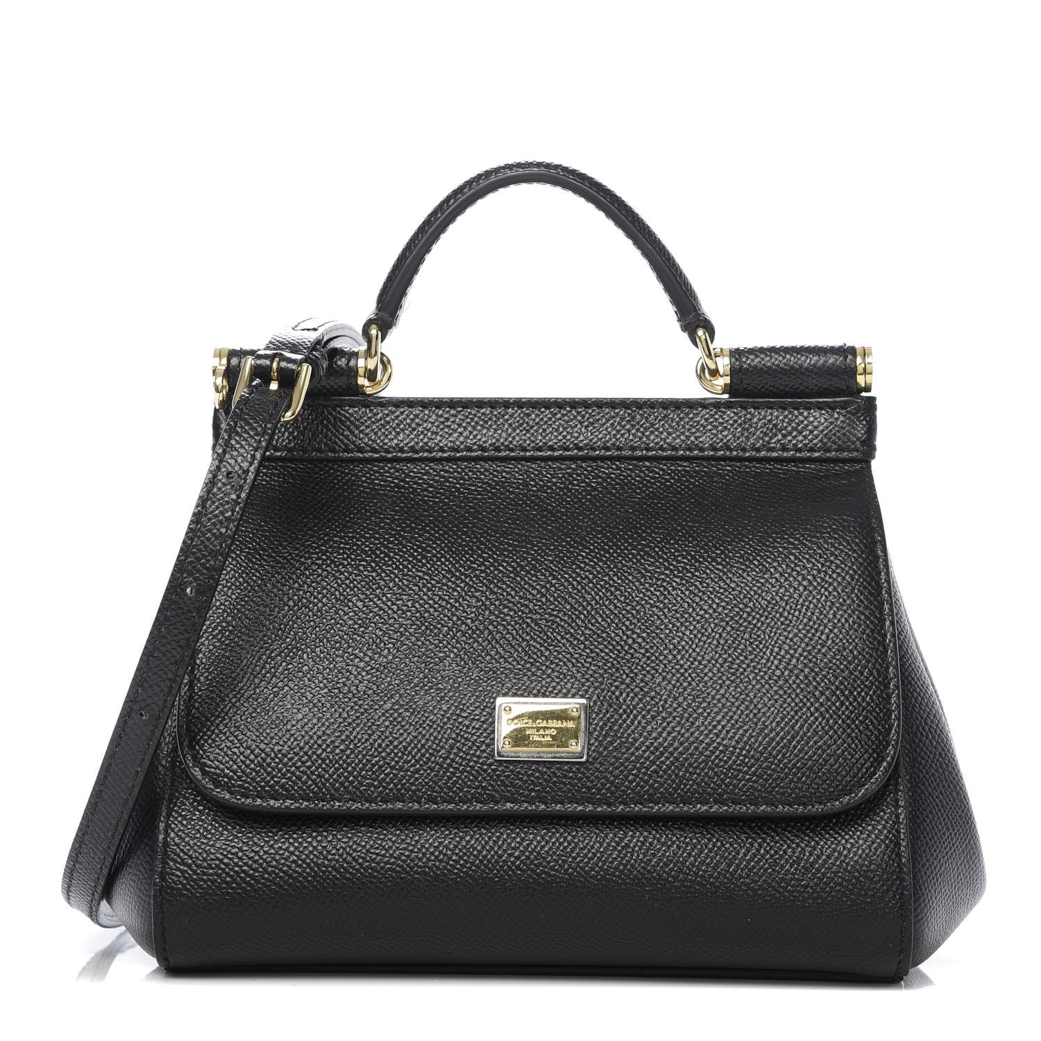 Dolce & Gabbana Dauphine Mini Miss Sicily Satchel Black 1 of 10