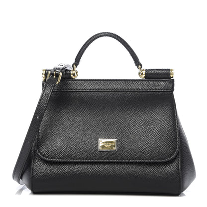 Dolce & Gabbana Dauphine Mini Miss Sicily Satchel Black 1 of 10