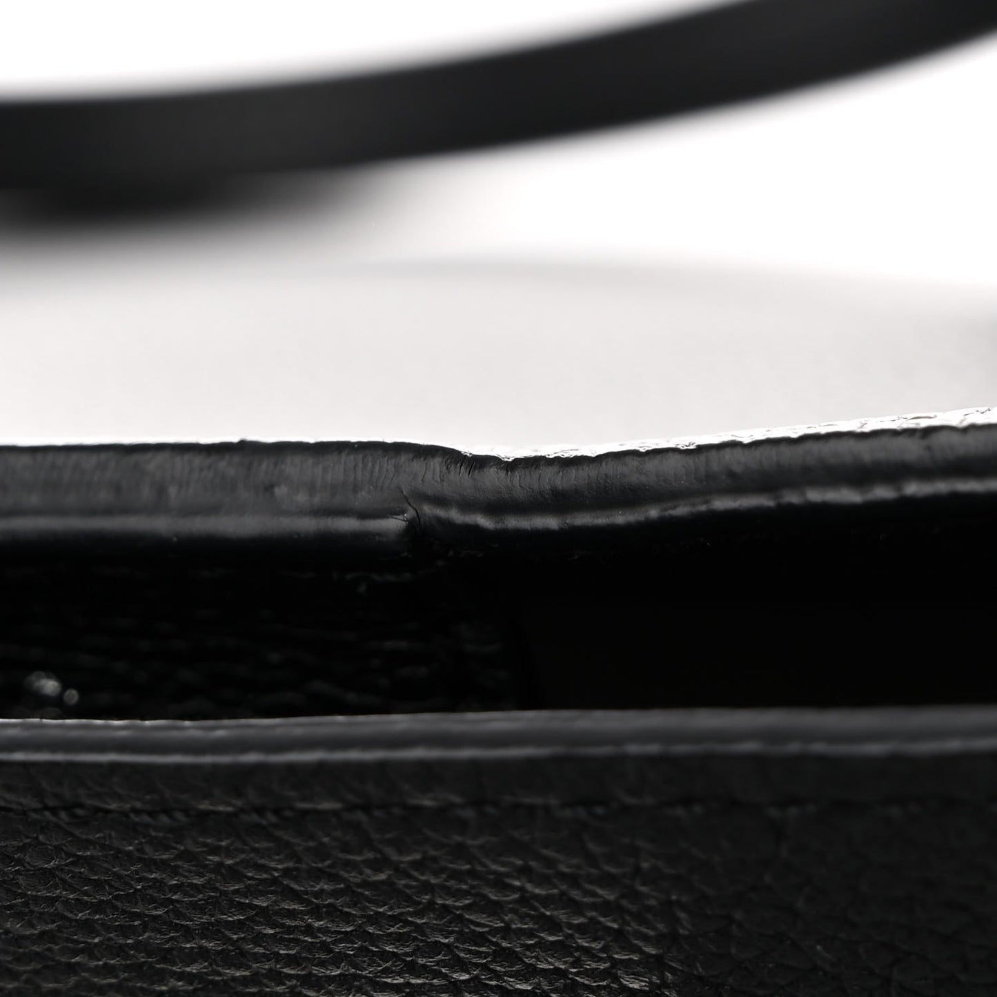 Calfskin Lockme Go Tote Black