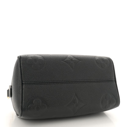 Louis Vuitton Empreinte Monogram Giant Speedy Bandouliere 20 Black 4 of 9