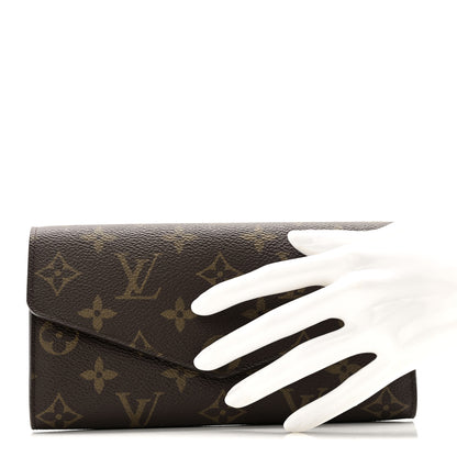 Louis Vuitton Monogram Sarah Wallet NM 2 of 11