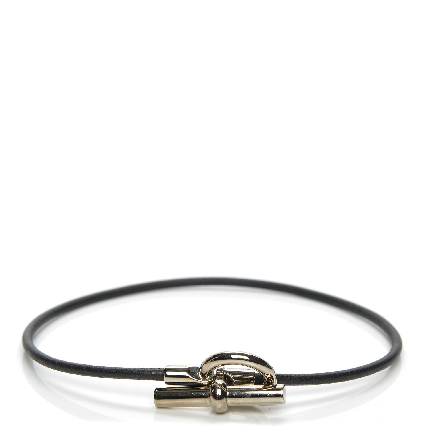 Hermes Bridle Glenan Necklace Black 1 of 4