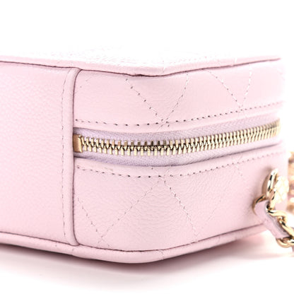 Chanel Caviar Quilted Small Top Handle Vanity Case Light Pink 11 of 12