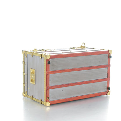 Louis Vuitton Mini Malle Zinc Trunk Paperweight Jewelry Box 4 of 8