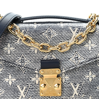 Louis Vuitton Monoglam Pochette Metis East West Blue 7 of 9