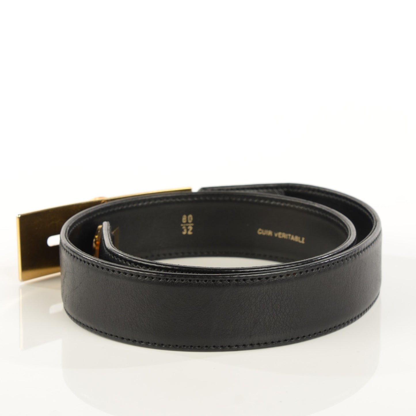 Lambskin CC Belt 80 32 Black