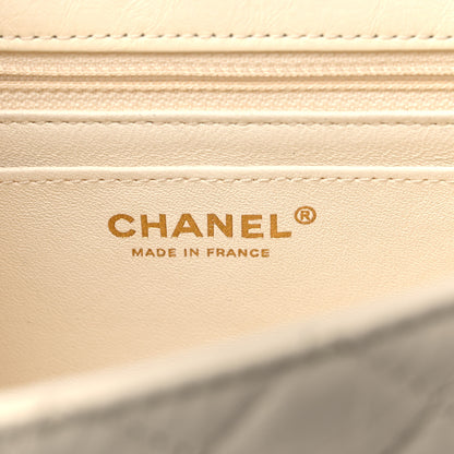 Chanel Aged Calfskin Quilted 2.55 Reissue Mini Flap White 6 of 10