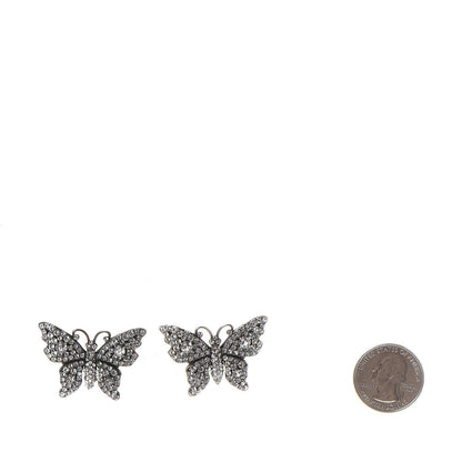 Gucci Crystal Butterfly Stud Earrings 2 of 6