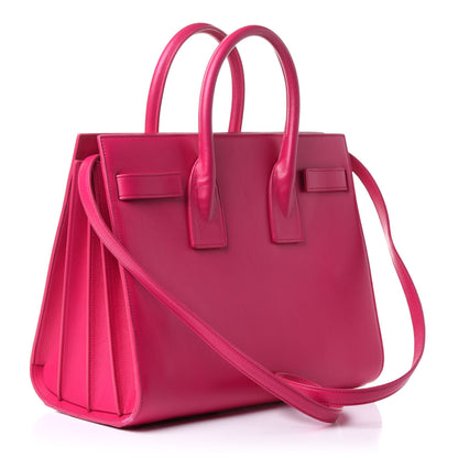 Saint Laurent Calfskin Small Sac De Jour Lipstick Pink 4 of 11