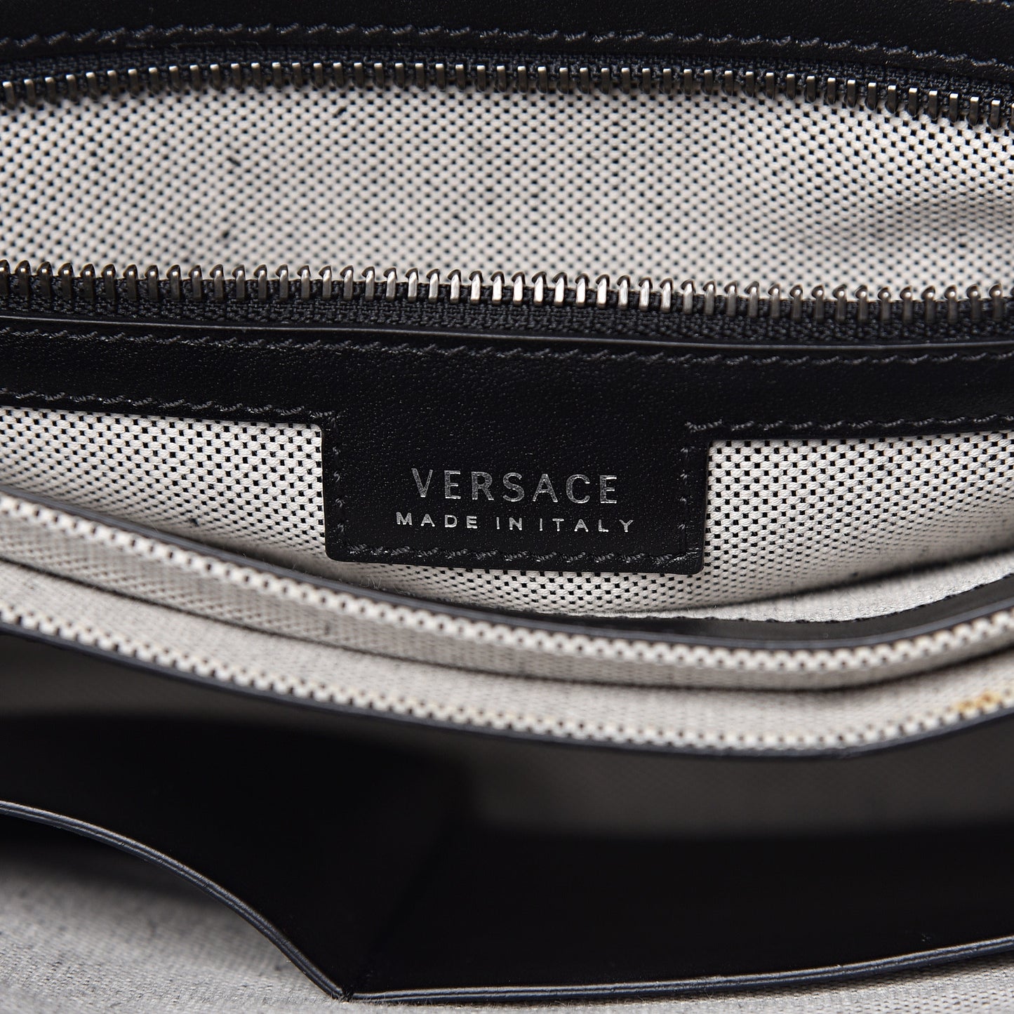 Legno Calfskin Palazzo Top Handle Briefcase Black